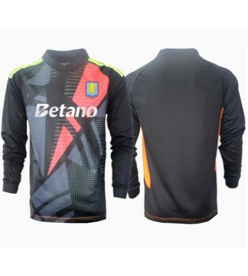 Lacne Muži Futbalové dres Aston Villa Brankarsky  2024-25 Dlhy Rukáv - Preč